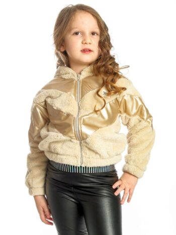 JACKET FUR AND DERMATINI